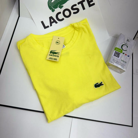 Super Combo Caballero: 5 Camisetas Lacoste Premium + Perfume Gratis